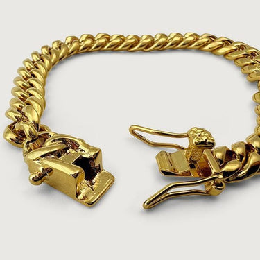 Cuban Chain Necklace and Bracelet Set