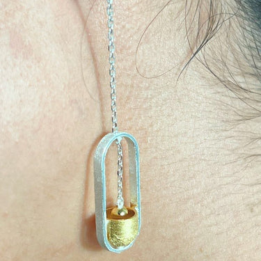 Sun-kissed Drop Ball Stud Earrings & Necklace Set in Sterling Silver