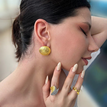 Geo Gold Rush Earrings