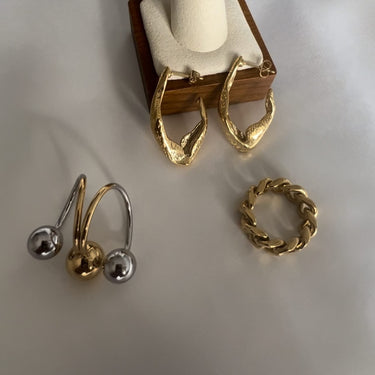 Irregular Hook Hoop Earring