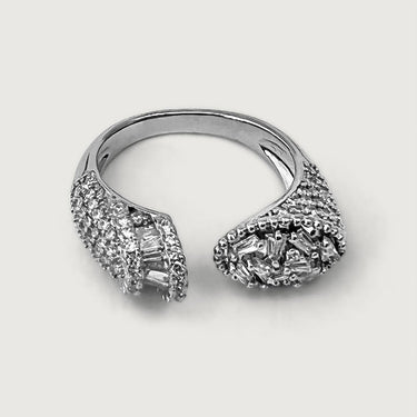 Zircon Hinged U-shaped Jewelry Set