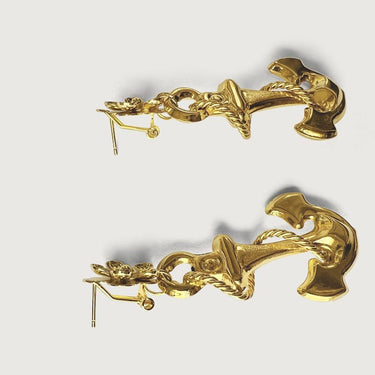Bold Anchor Cross Jewelry Set