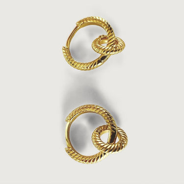 Mini Charm Huggie Hoop Earrings in Sterling Silver