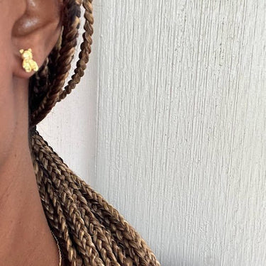 Mini Teddy Bear Earrings & Necklace Sets in Sterling Silver