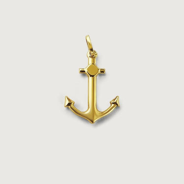 Cross Anchor in 18K Gold