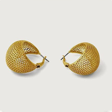Moona Gold Net Earrings