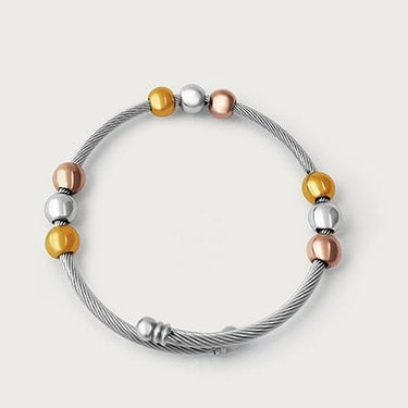 Beaded Muse Charm Bangle