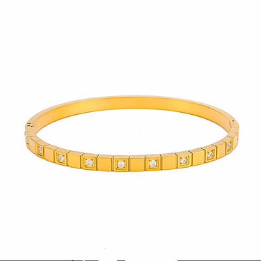 Maeve Emerald Crystal bangle