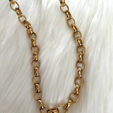 Chunky Links Collar Chain Necklace