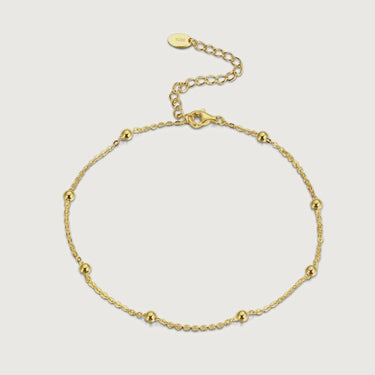 Ball By-The-Yard Anklet in Sterling Silver
