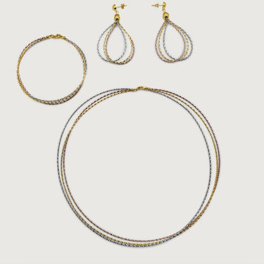 Elena Jewelry Set In 18K Gold
