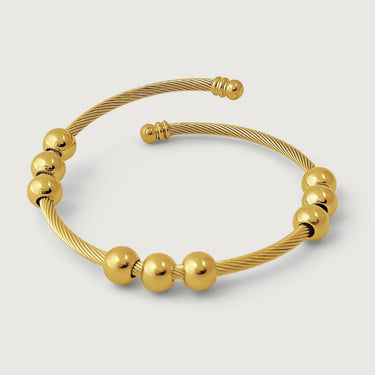 Beaded Muse Charm Bangle