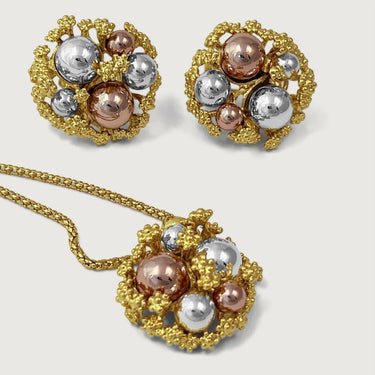 Multicolor Ball Nest Jewelry Set