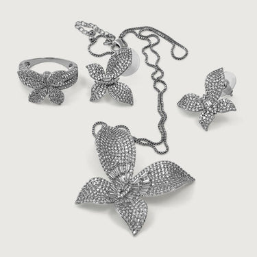 Zircon Butterfly Jewelry Set