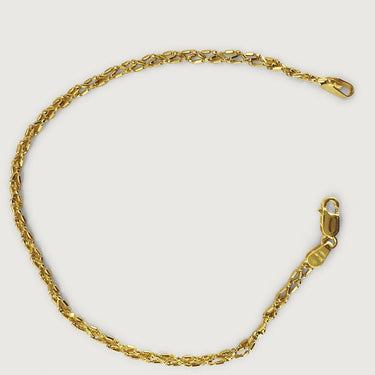 Woven Chain Bracelet in 18K Gold
