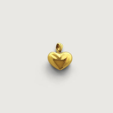 Dara Gold Heart Pendant in solid 18k Gold