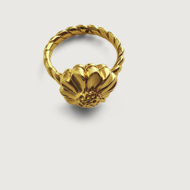 Florina Gold Ring in solid 18k Gold