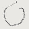 Aira Double Row Anklet in Sterling Silver