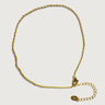 Thin Twist Chain Anklet in Sterling Silver