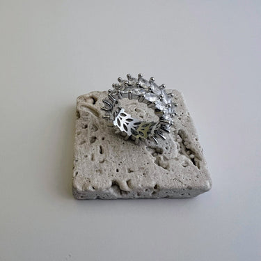 Luna Oval Crystal Ring