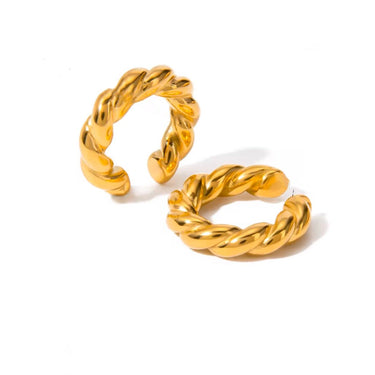 Twist Hoop Ear-cuffs