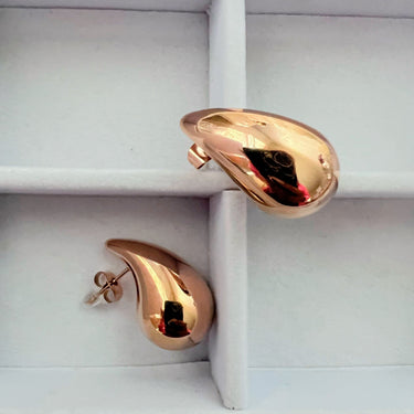 RoseGold Teardrop Earrings