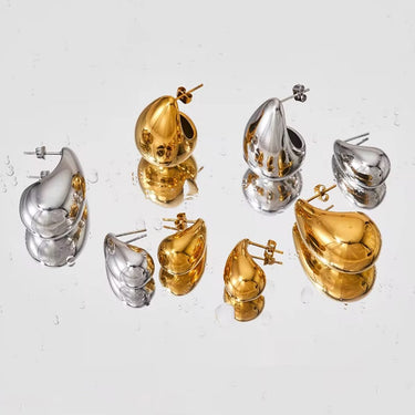 Ela Open p-Teardrop Earrings