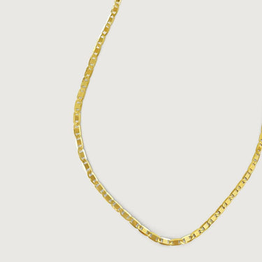 2mm - Links Chain Necklace in 18K Gold