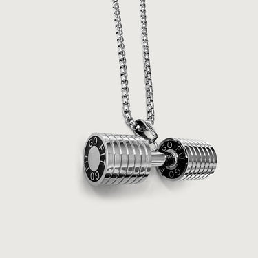 Dumbbell-S Pendant Chain Necklace