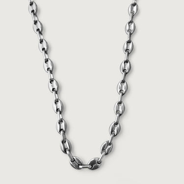 Coffee Bean Links Men’s Chain Necklace