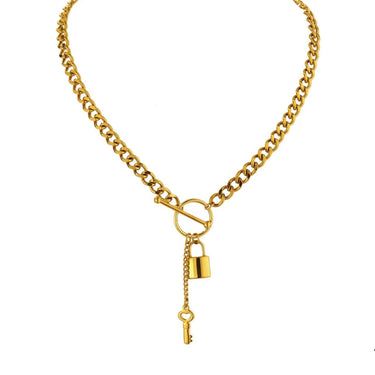 Kathy Charms Gold Necklace