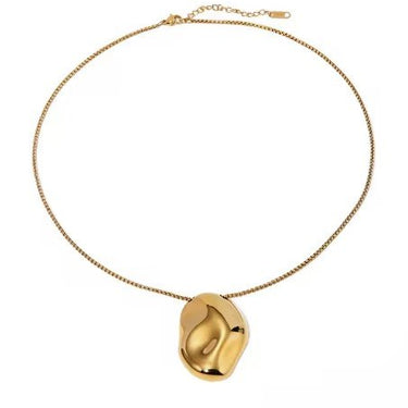 Soleil Hammered Pendant Necklace