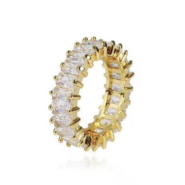 Iced Luxe Tennis Band ring