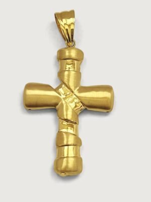 Every Angel Cross Pendant in 18k Gold