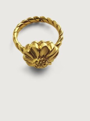 Florina Gold Ring in solid 18k Gold