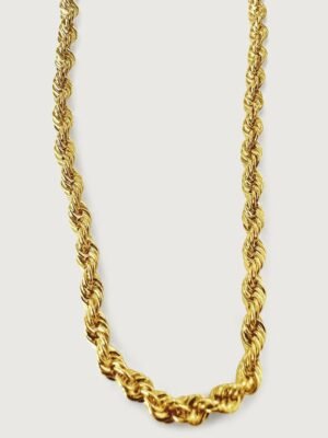 Rope Chain - 4mm in 18Kt Gold