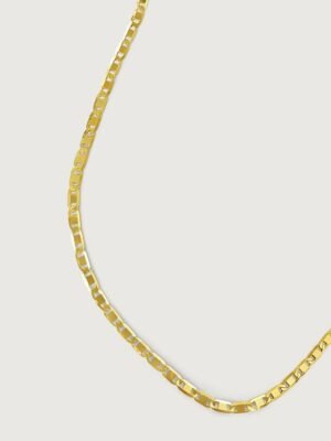 2mm - Links Chain Necklace in 18K Gold