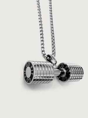 Dumbbell-S Pendant Chain Necklace