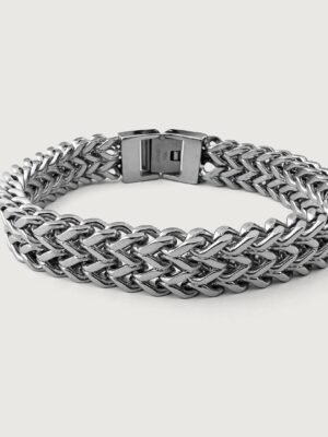 Riso Silver Links Chain Bracelet