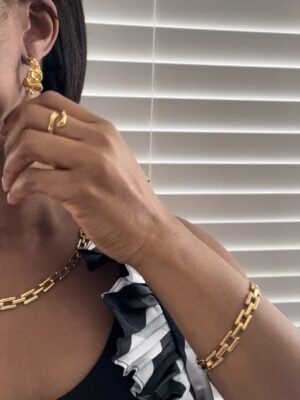 Square Cuban Link Chain & Bracelet