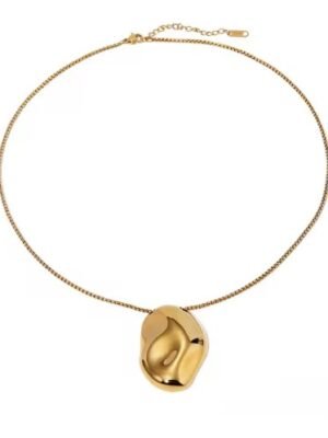 Soleil Hammered Pendant Necklace