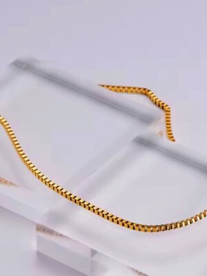 Slim Box Chain Necklace