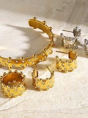 Celina Sparkle Bangle Earring Set